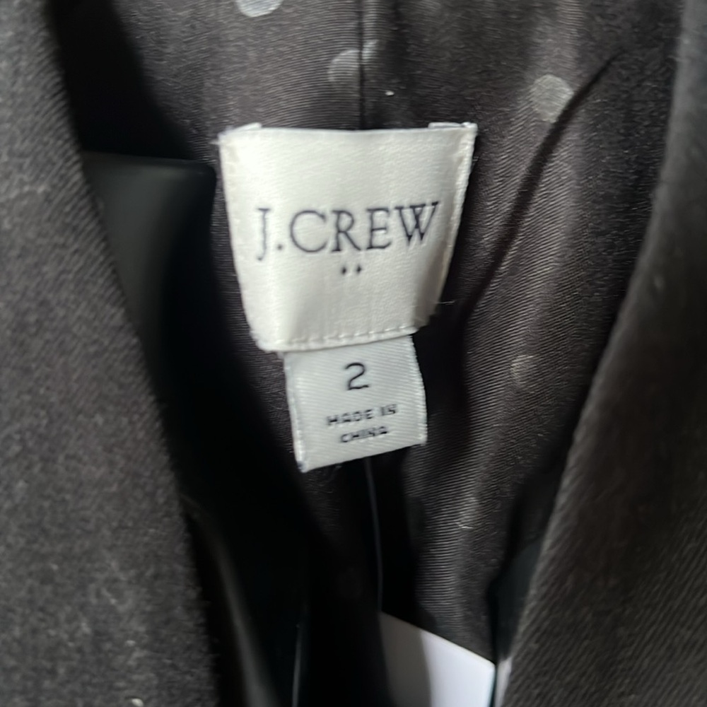 NWT JCrew collarless blazer - Picture 2 of 8